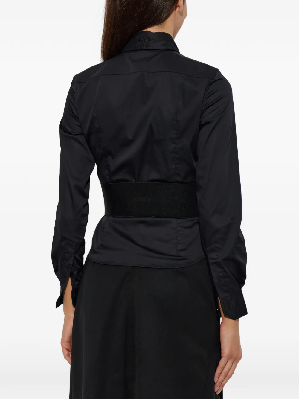 VETEMENTS button-fastening shirt Zwart