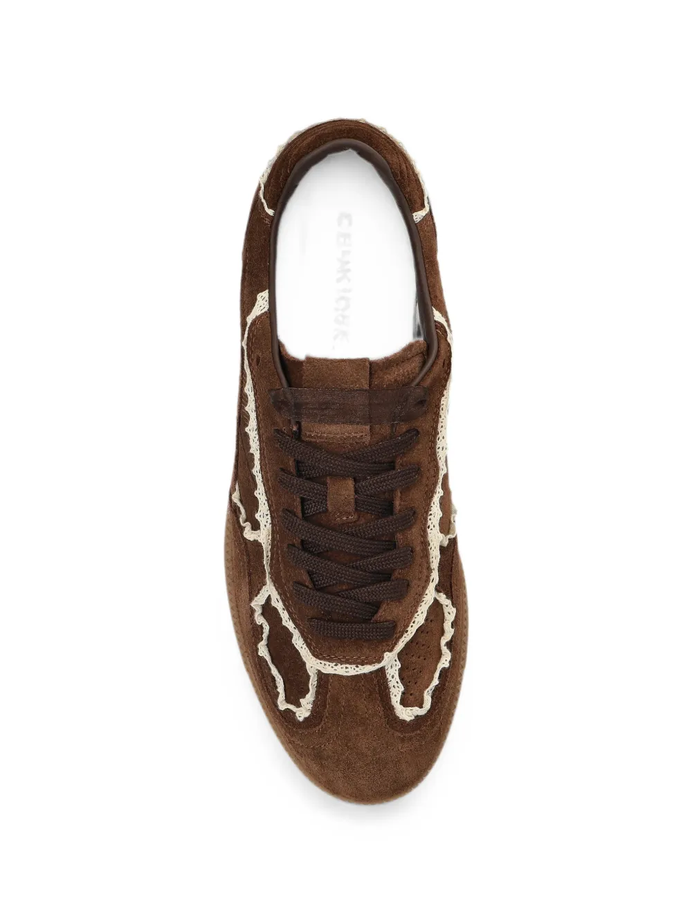 ALOHAS Tb.490 crochet-trim sneakers Bruin