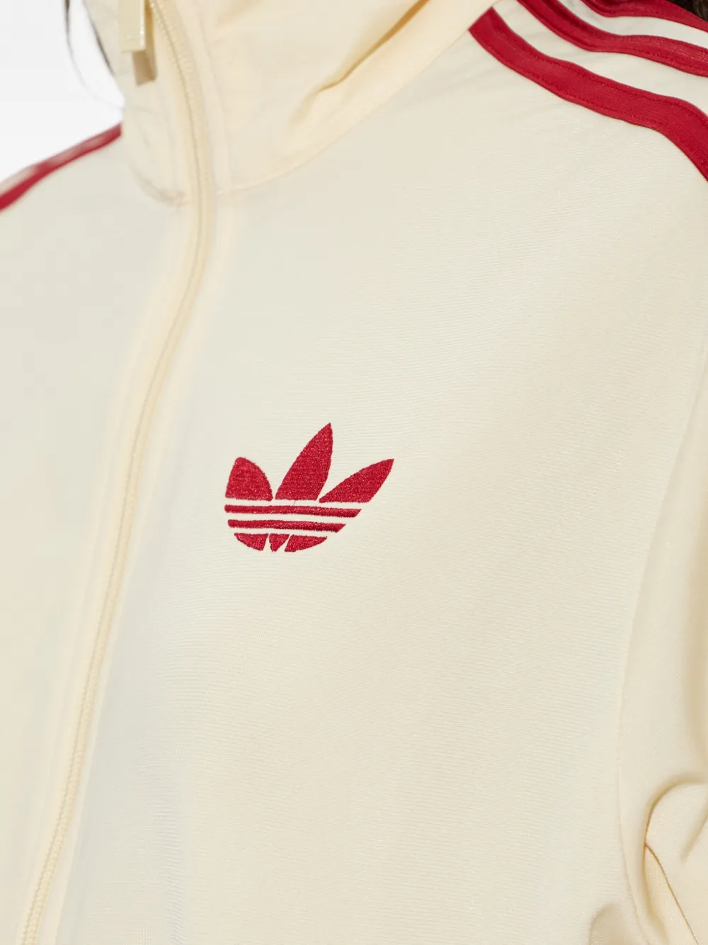 adidas Firebird track top loose Beige