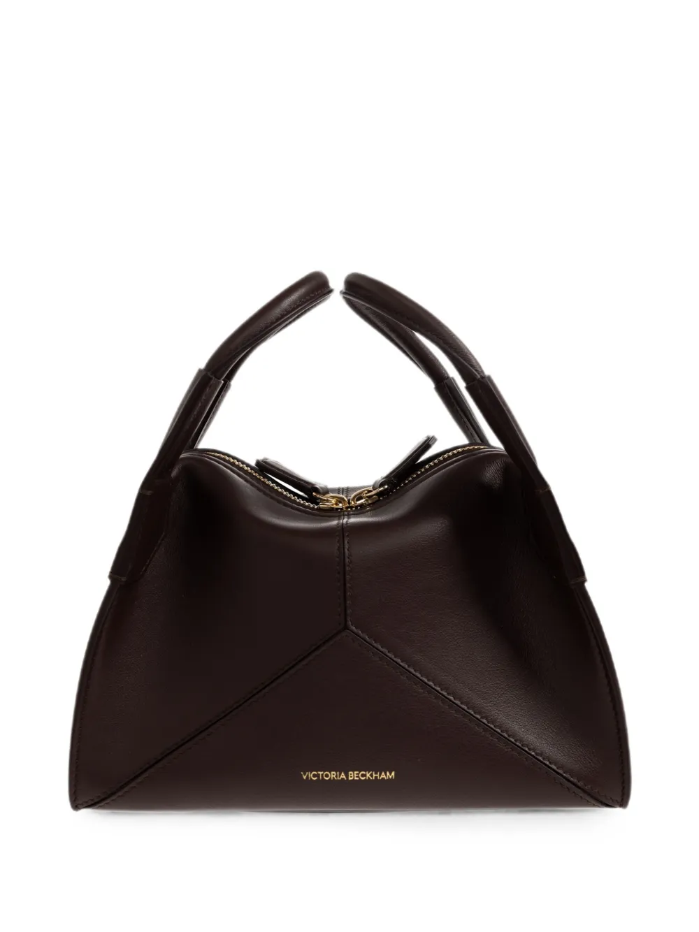 Victoria Beckham Mini Plié leather tote bag - Red