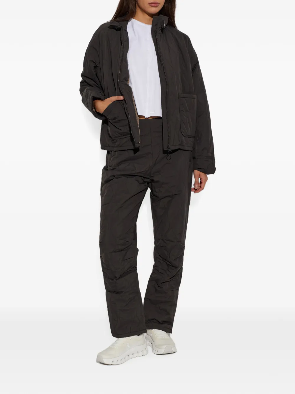 Rethinkit Studios Quilted Jacket In 黑色