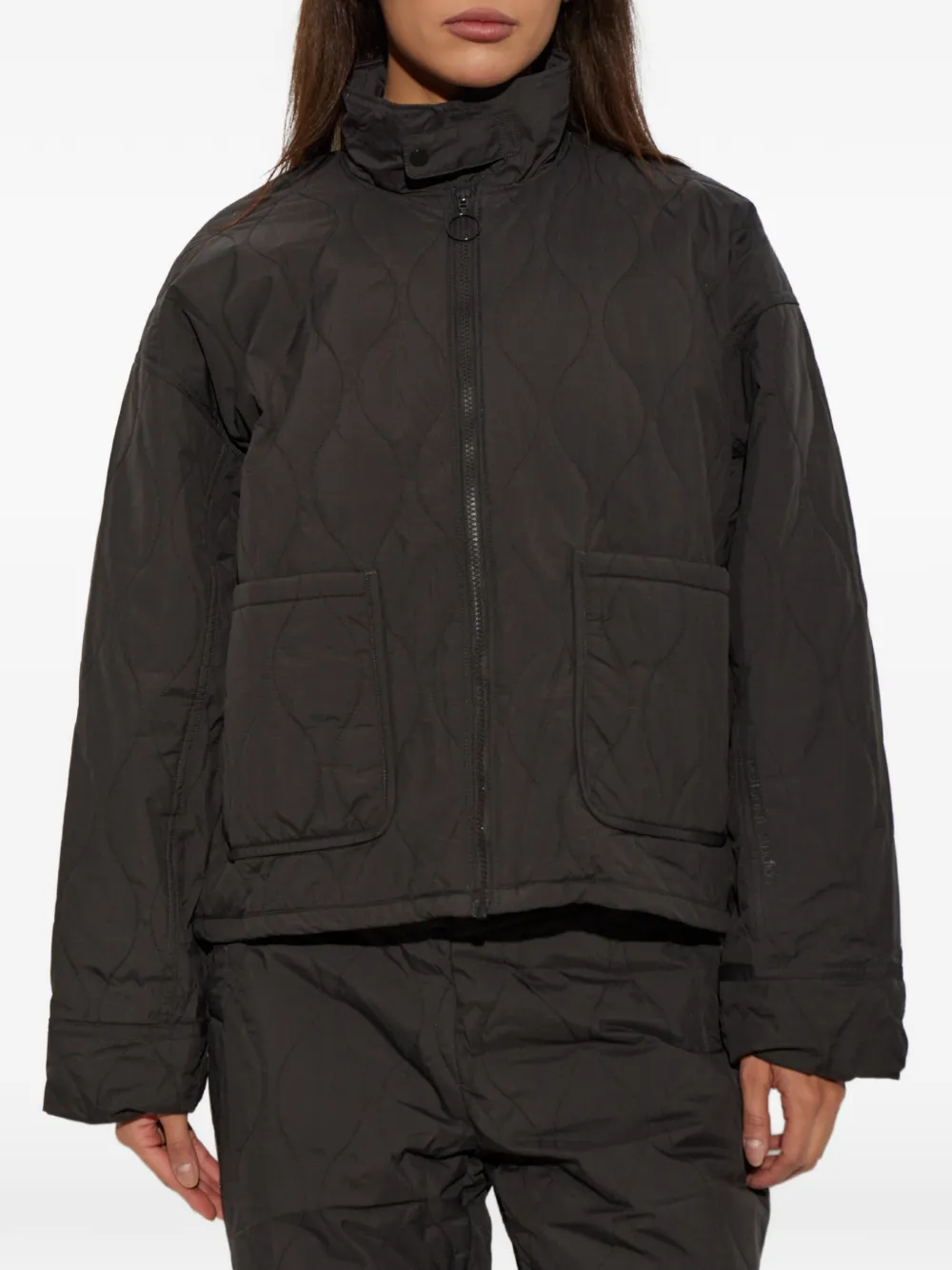 Rethinkit Studios Quilted Jacket In 黑色