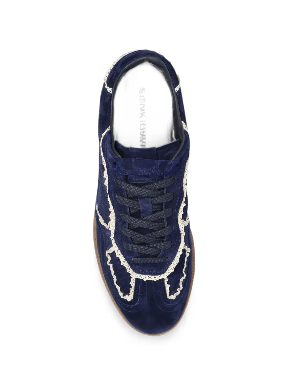 ALOHAS Tb.490 crochet-trim sneakers Blauw