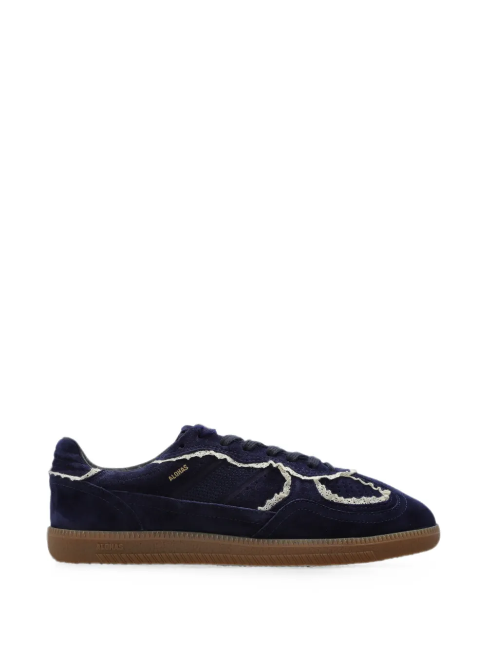ALOHAS Tb.490 crochet-trim sneakers Blauw