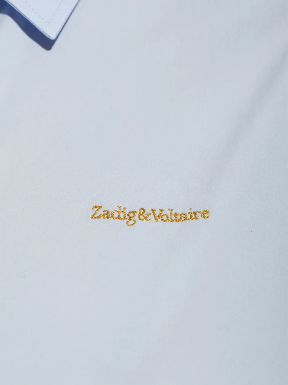 Zadig&Voltaire Toria blouse met elastische zoom Blauw