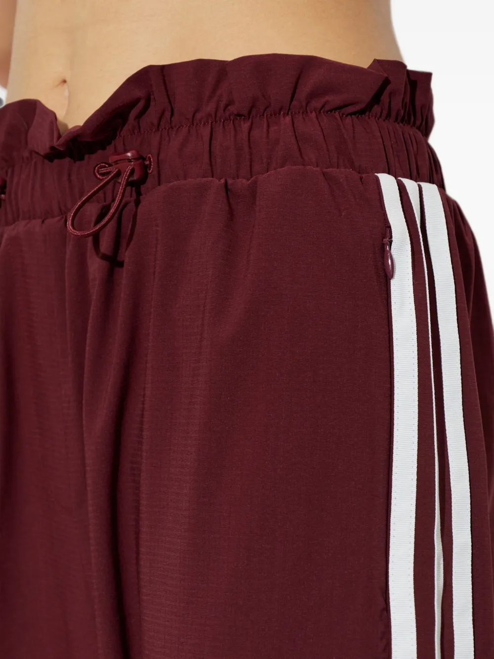 adidas wide-leg track pants Rood