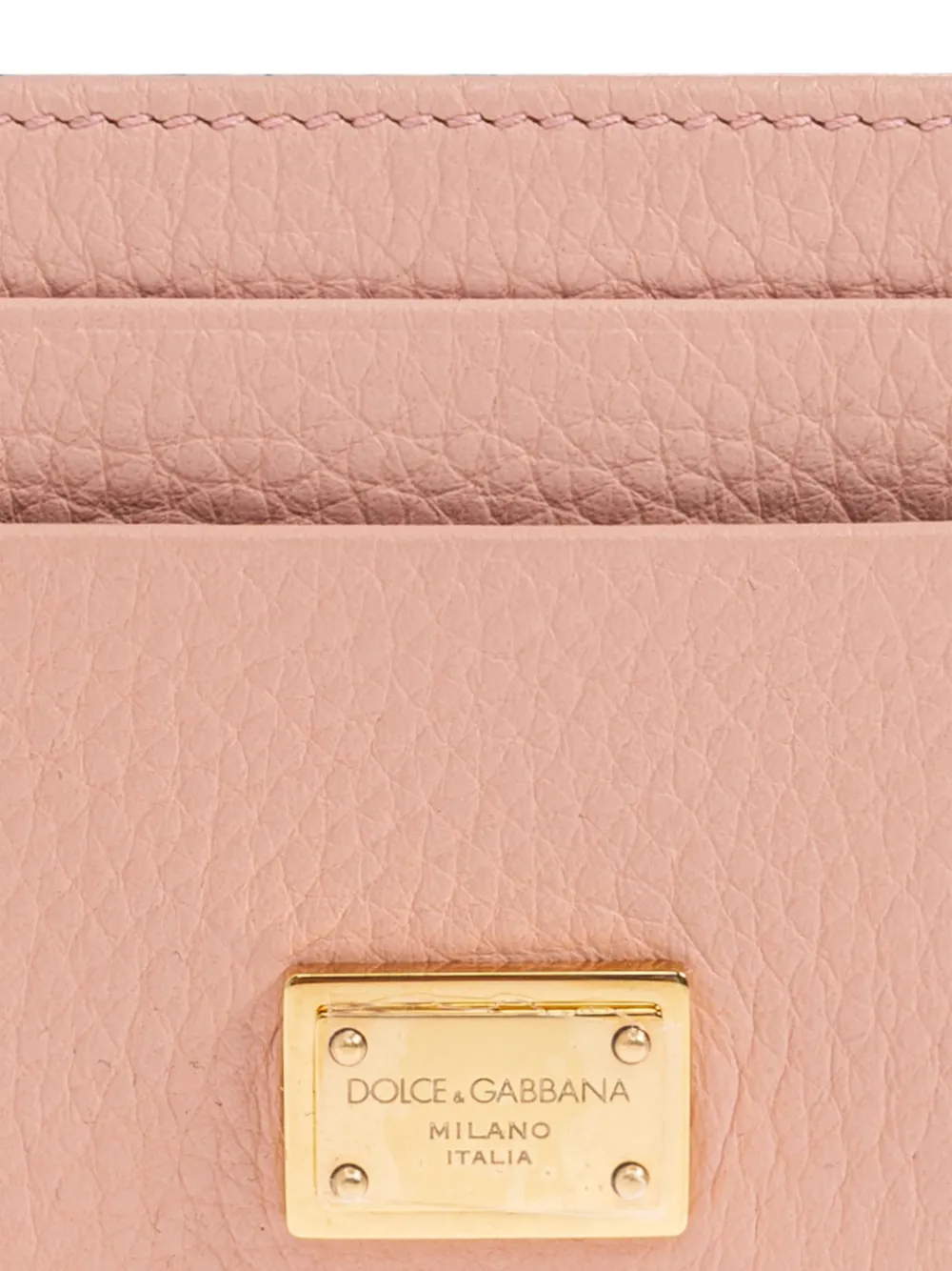 Dolce & Gabbana Kalfsleren pasjeshouder Roze
