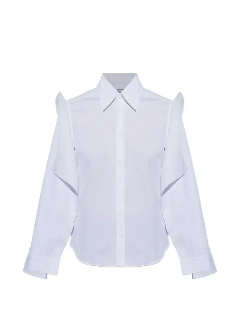 VETEMENTS camisa con ribete de volantes