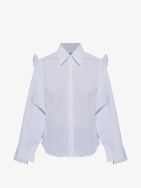 VETEMENTS camisa con ribete de volantes