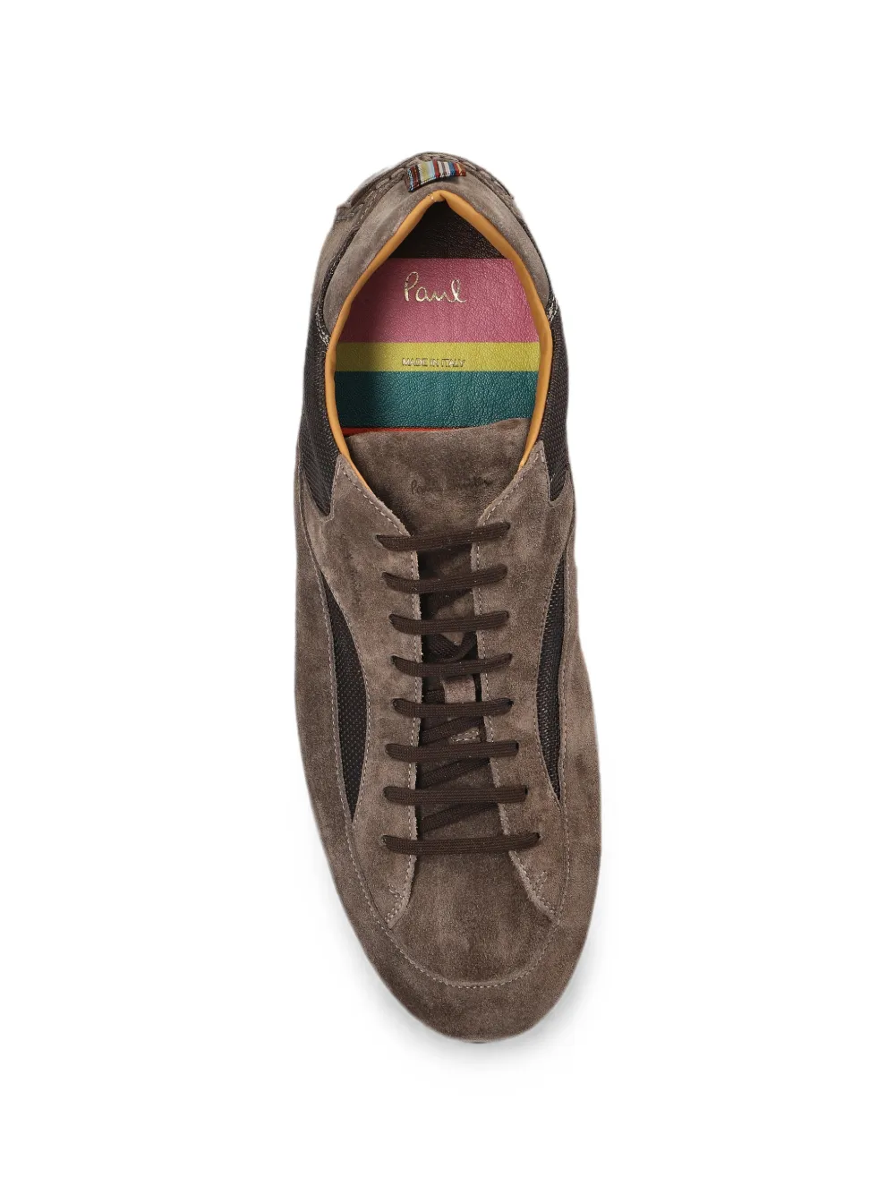 Paul Smith ddark taupe Marini trainers Bruin