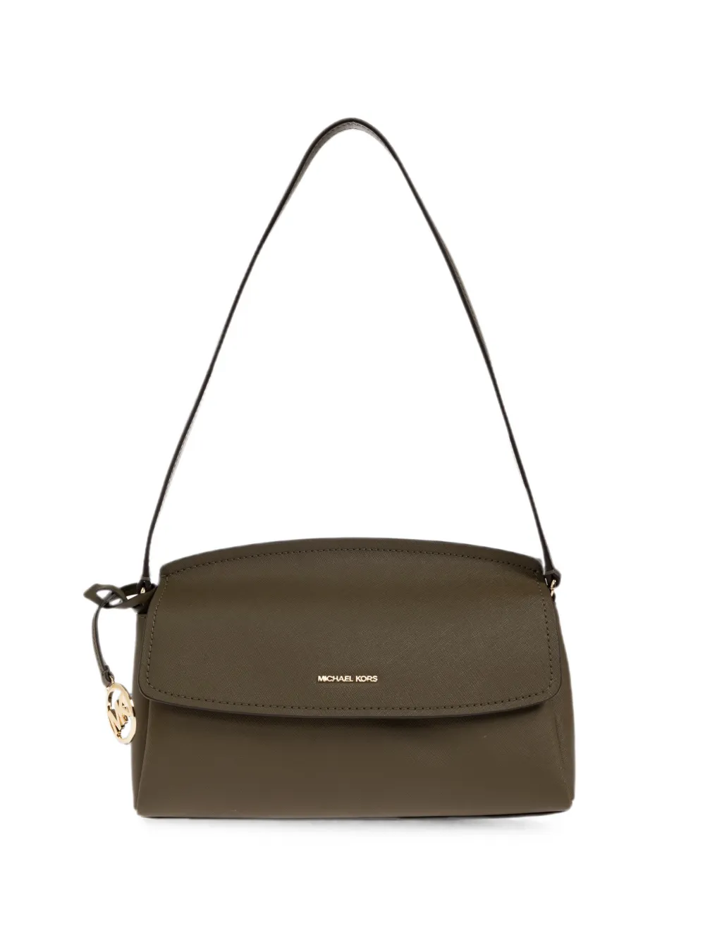 Michael Michael Kors Landry leather shoulder bag - Verde