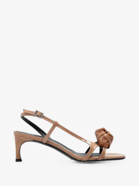 ROTATE BIRGER CHRISTENSEN rose-detail buckle-fastening sandals