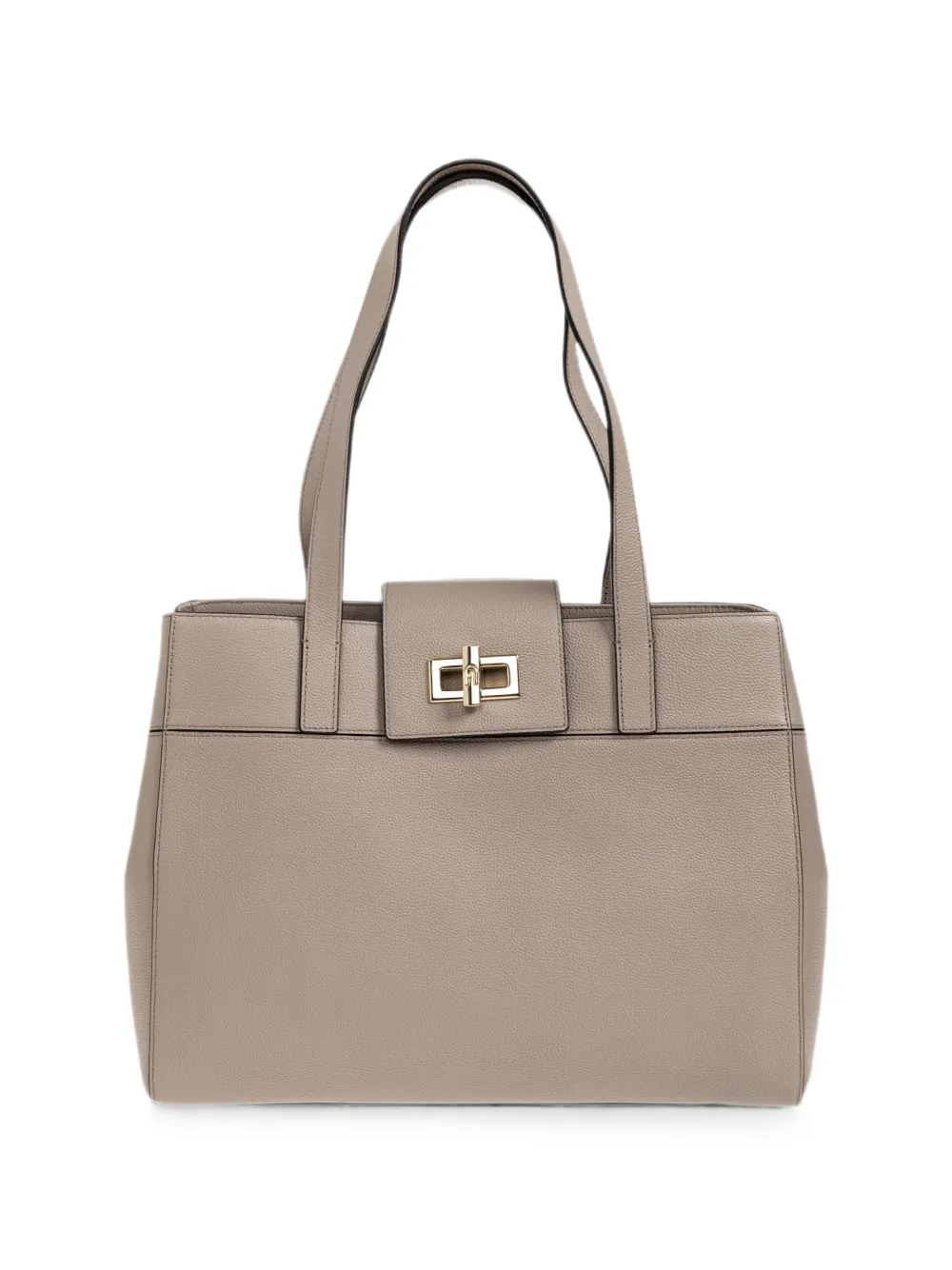 Furla Amelia large leather tote bag - Toni neutri