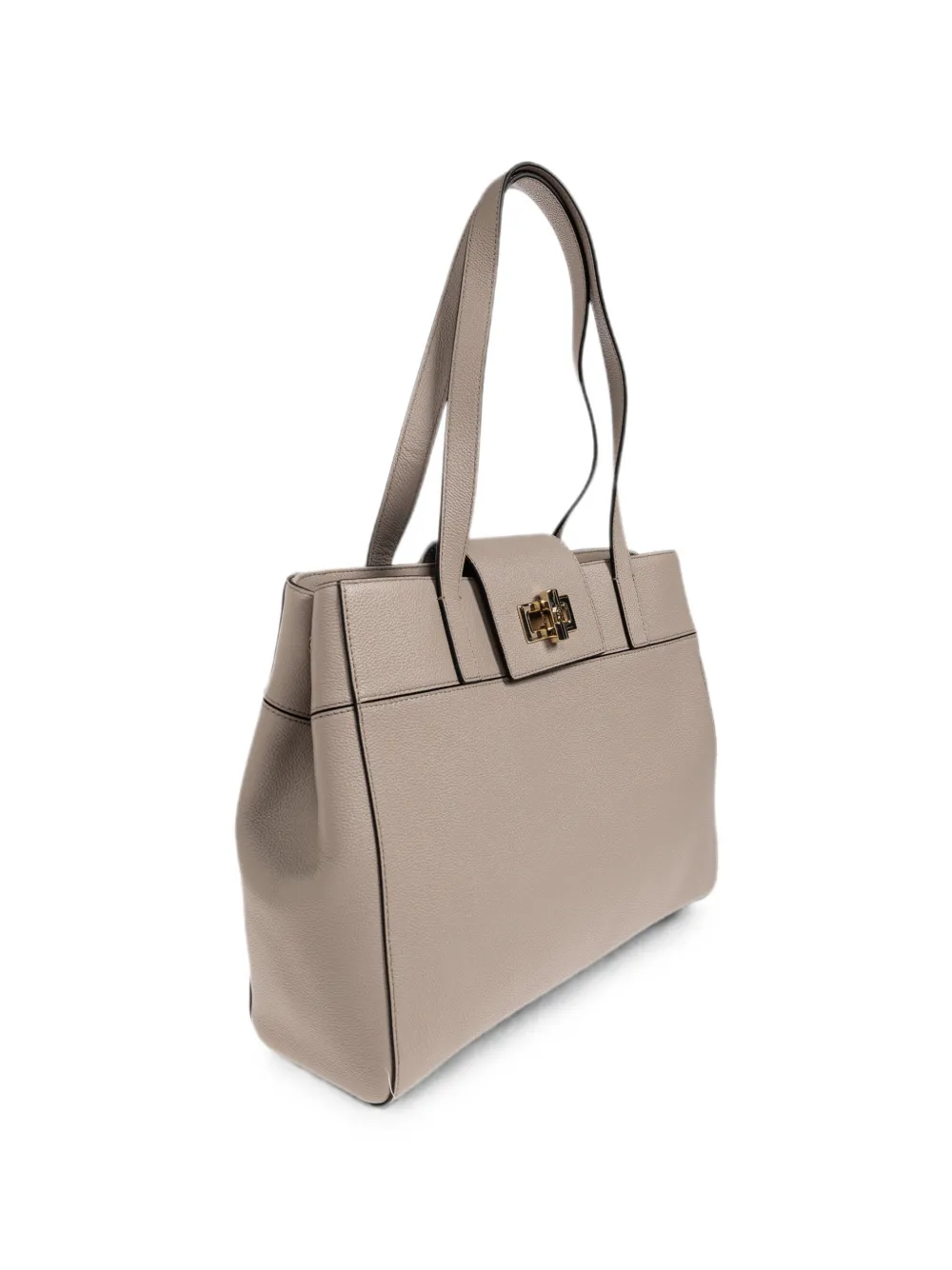 Furla Amelia leren shopper Beige