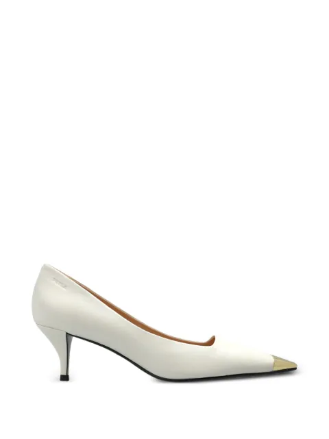 Furla metal-toe leather pumps
