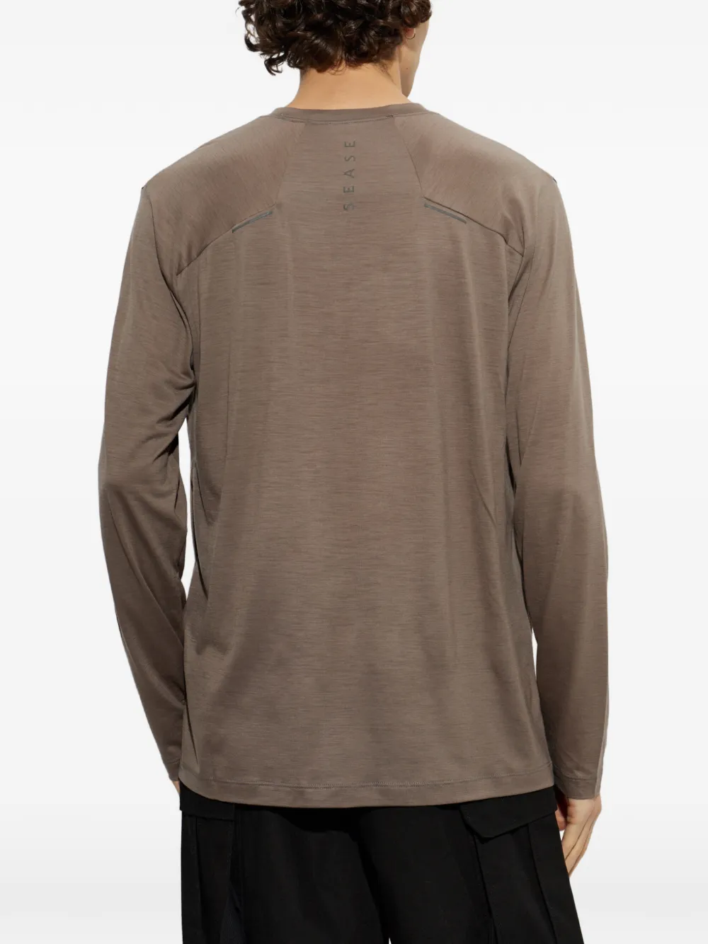 Sease long-sleeve wool T-shirt Bruin