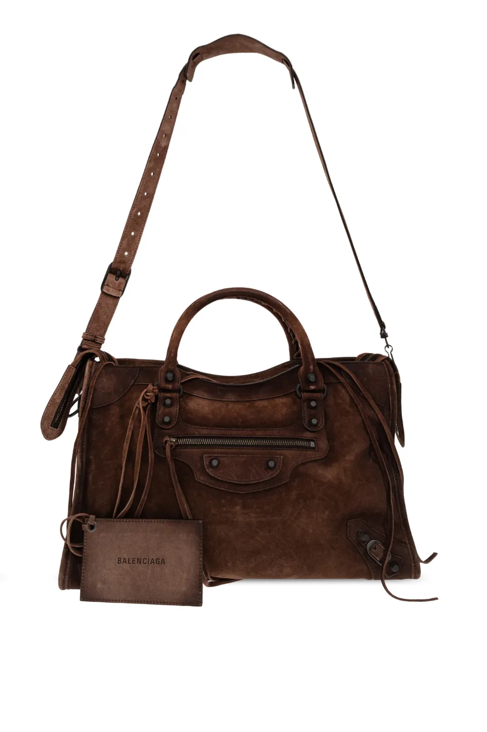Balenciaga Le City bag medium in light espresso - Braun