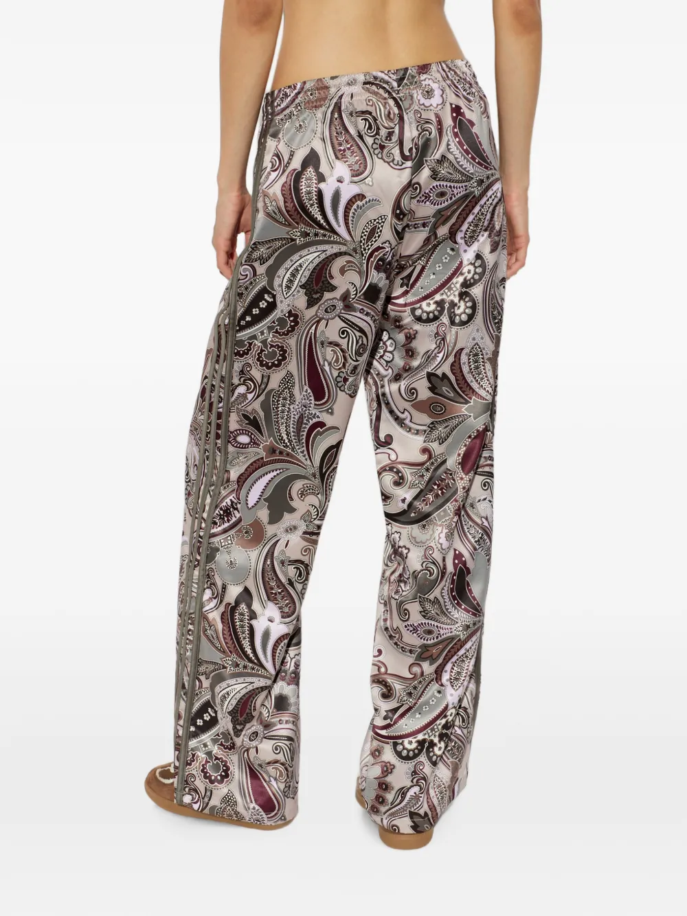 adidas Liberty London firebird satin trackpant Beige