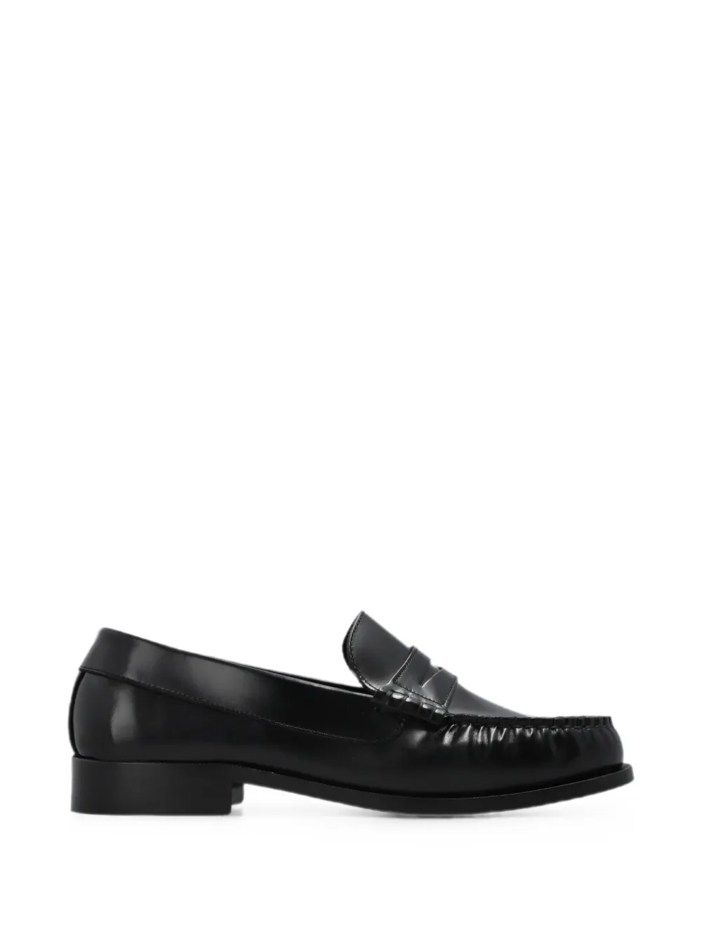 ALOHAS Rivet leather loafers - Nero
