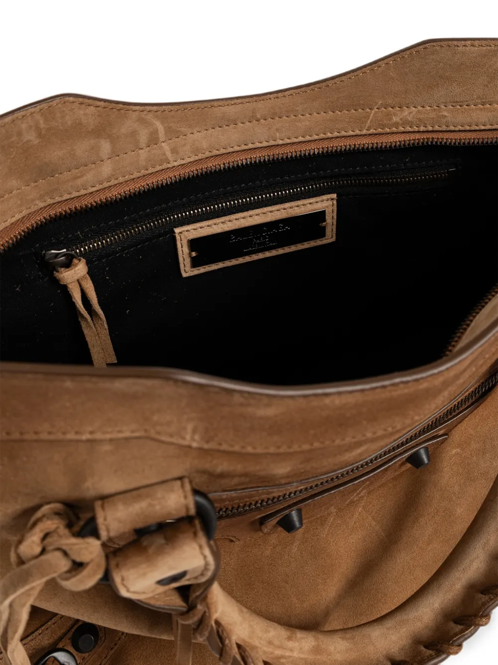 Balenciaga Le City bag medium in camel Bruin