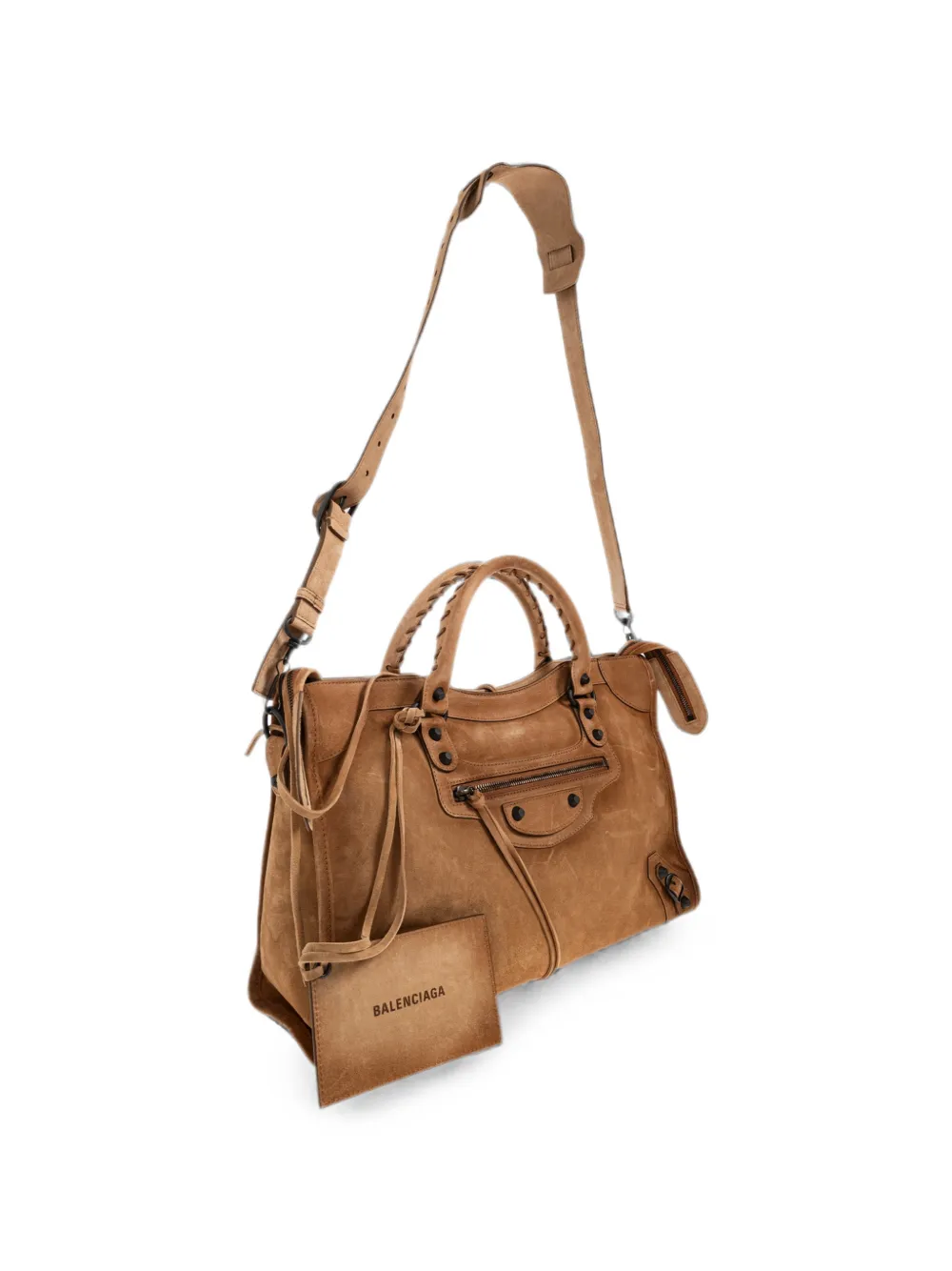 Balenciaga Le City bag medium in camel Bruin