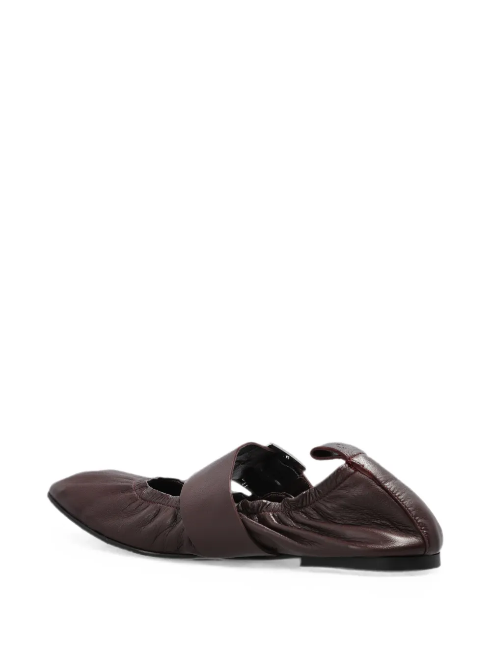 ALOHAS Sarea buckle-strap ballet flats Rood