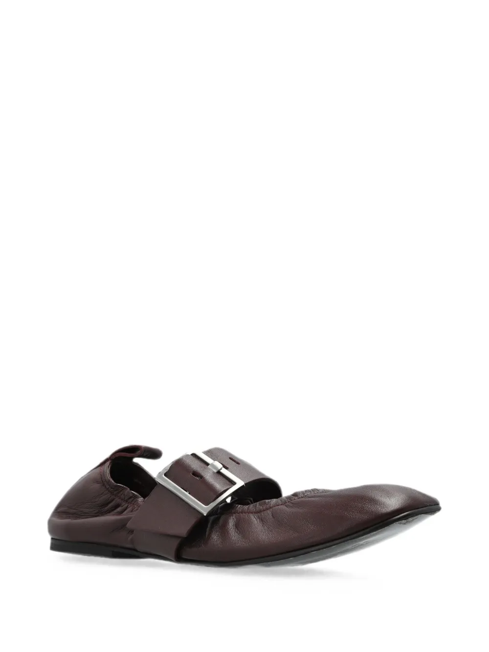 ALOHAS Sarea buckle-strap ballet flats Rood