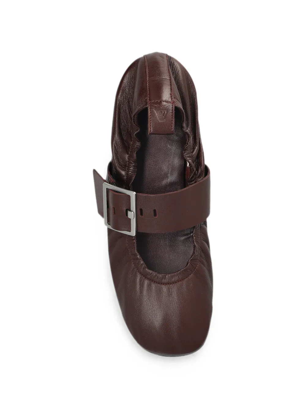 ALOHAS Sarea buckle-strap ballet flats Rood