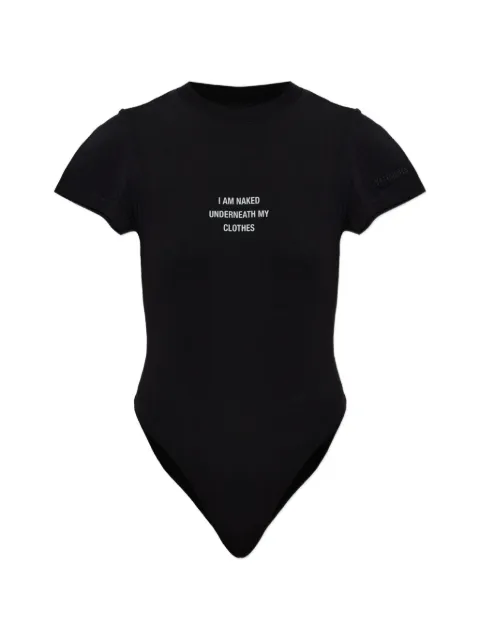 VETEMENTS body con eslogan estampado de manga corta