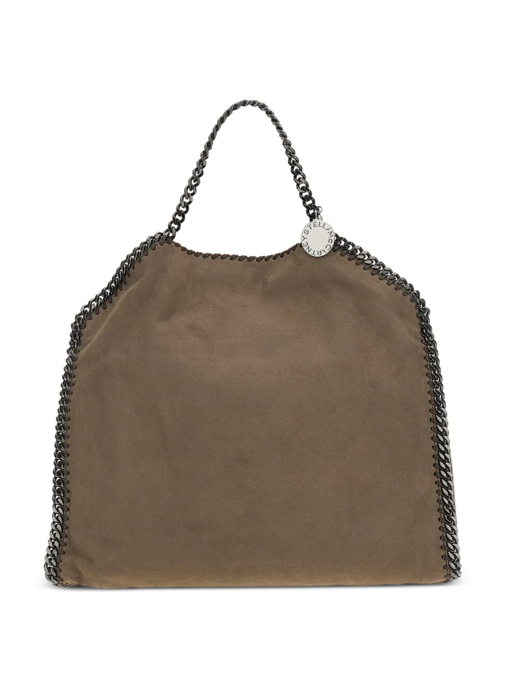Stella McCartney Falabella chain-trim tote bag - Grau