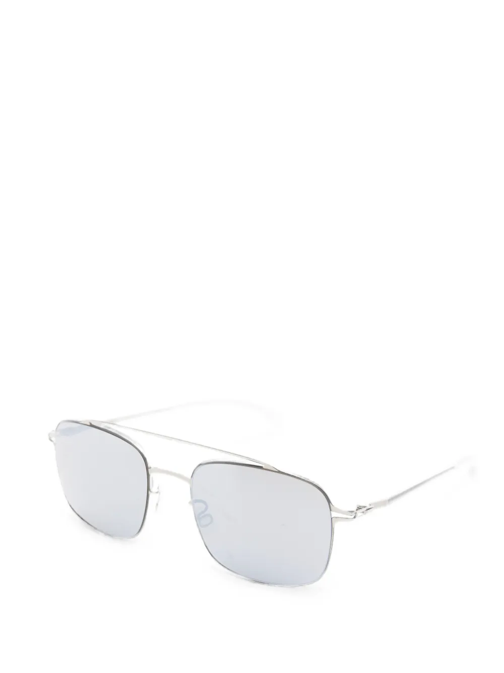 Mykita Zonnebril met rond montuur Zilver