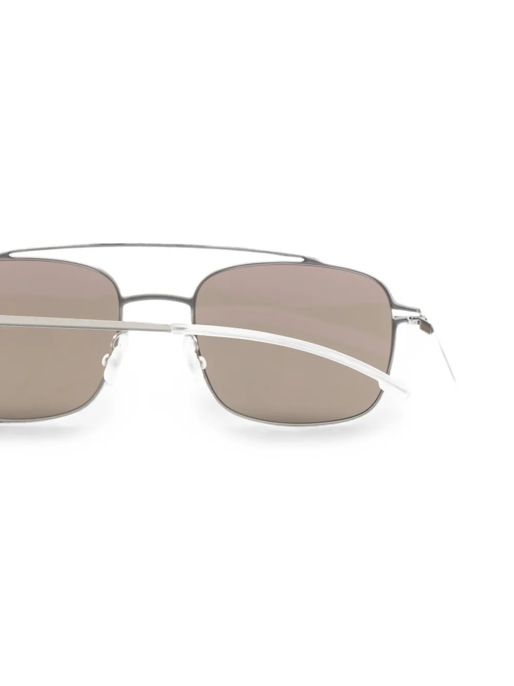 Mykita Zonnebril met rond montuur Zilver