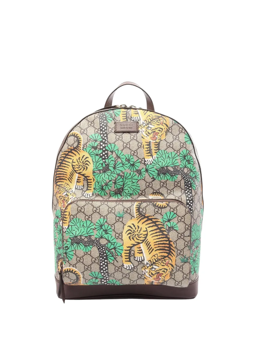 Gucci Pre-Owned 2016-2026 GG Supreme Bengal backpack - Neutrals