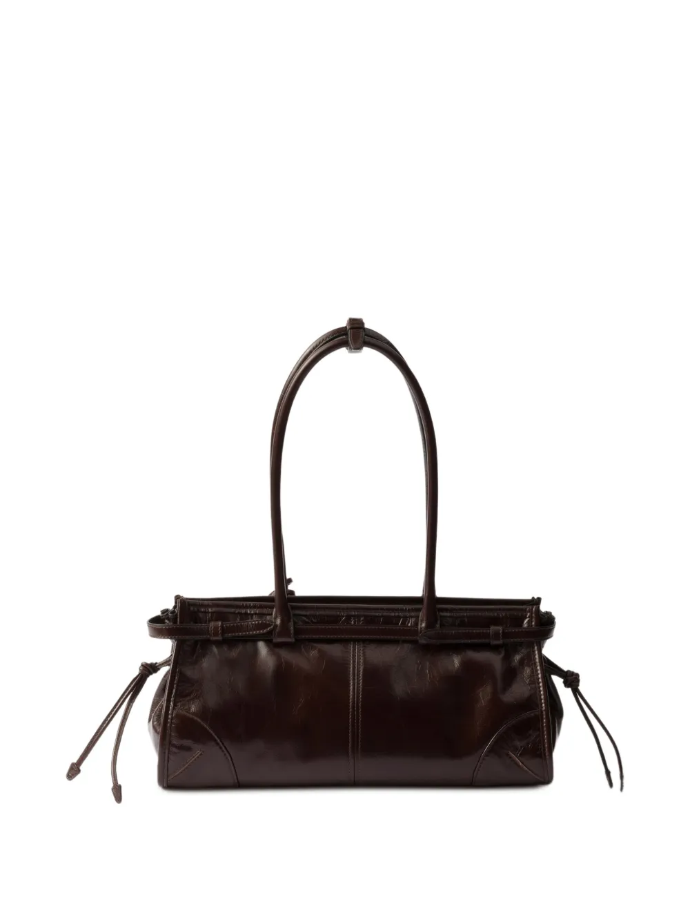 Prada Medium Bonnie leren handtas Bruin