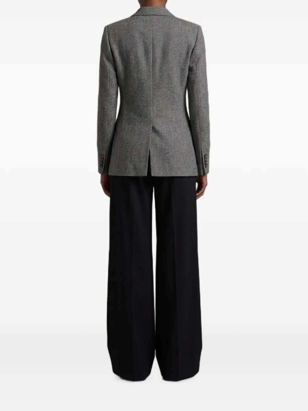 Tagliatore Paris blazer met visgraatpatroon Grijs