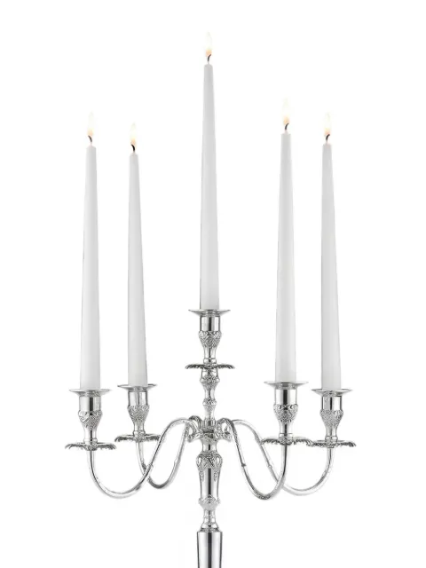 ENZO DE GASPERI engraved five-arm candelabra