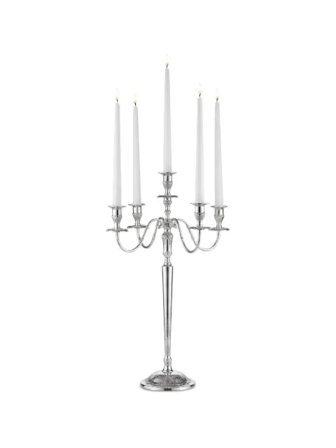 ENZO DE GASPERI engraved five-arm candelabra