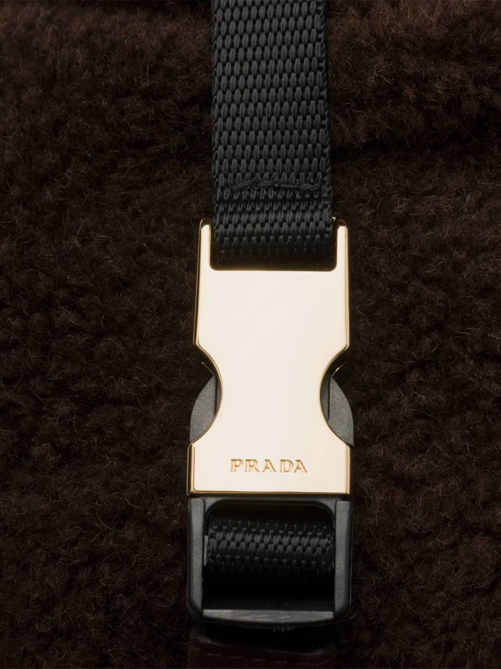 Prada Fleece hoed Bruin