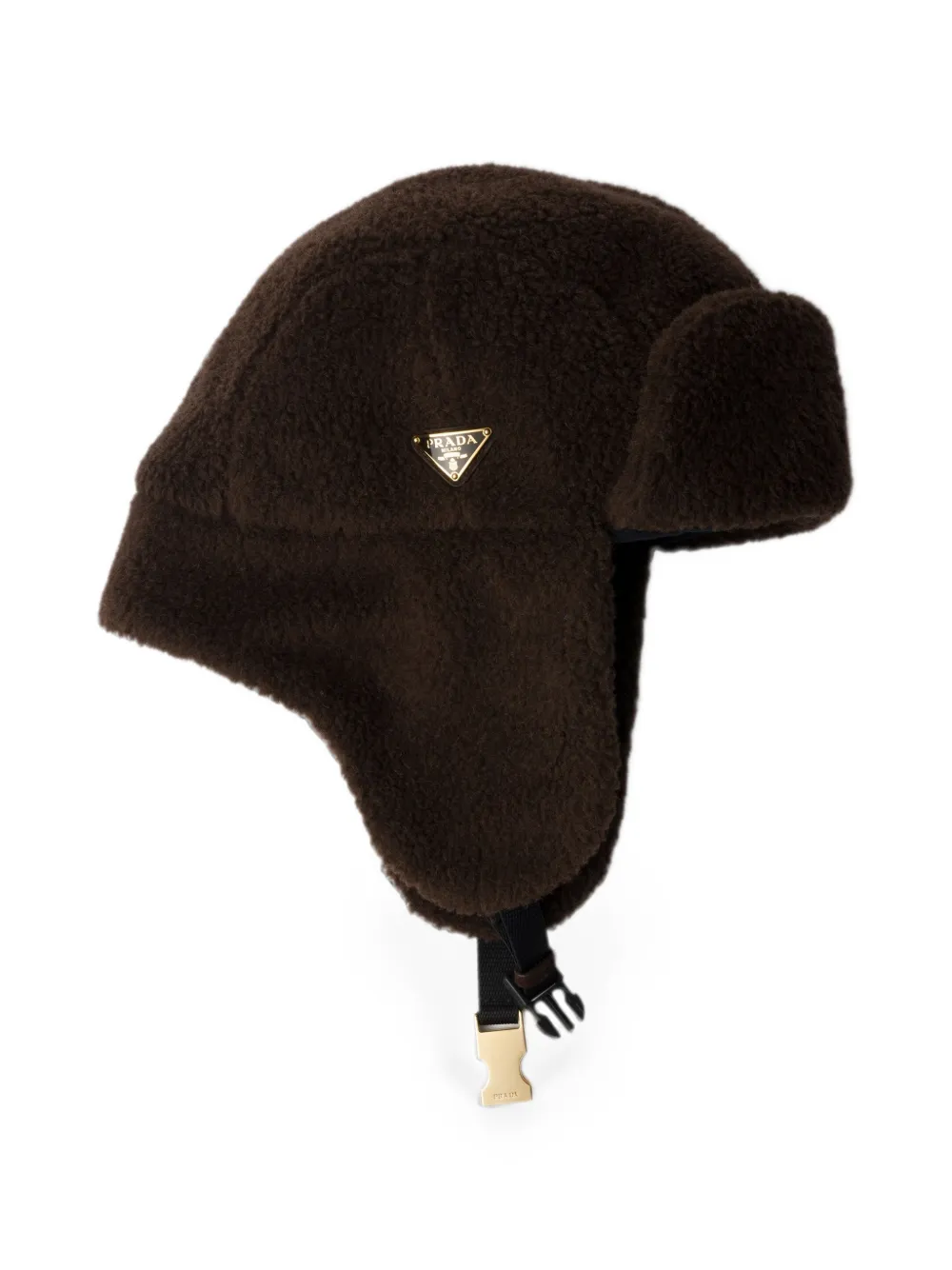 Prada Fleece hoed Bruin