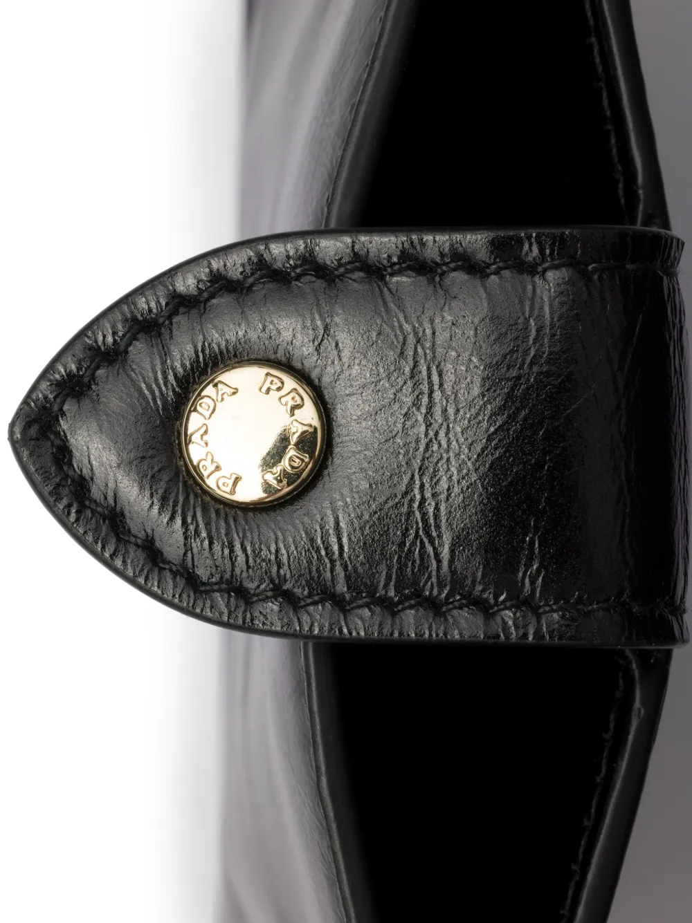 Prada Leren pasjeshouder Zwart