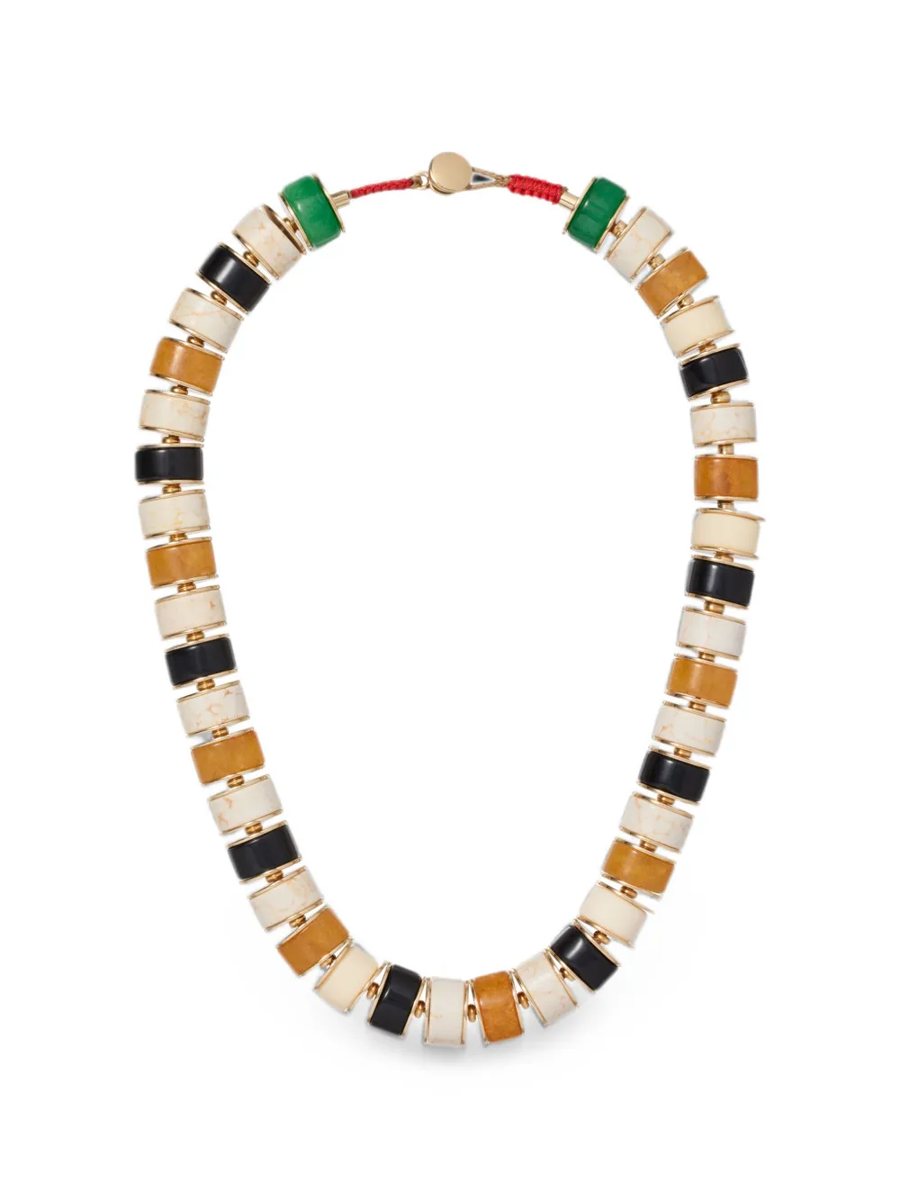 Roxanne Assoulin Stone Slice necklace - Oro