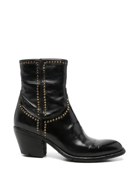 LEMARGO stud-embellished leather ankle boots