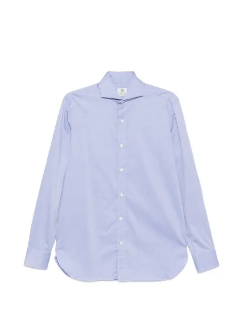 Borrelli spread-collar button-up shirt