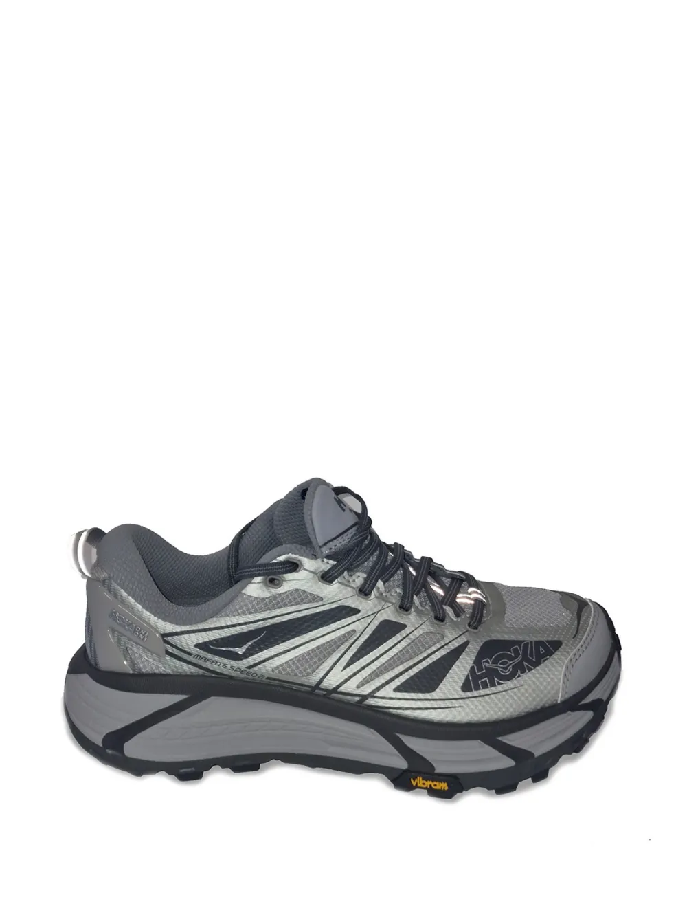 Hoka Mafate Speed 2 lace-up sneakers in Grey