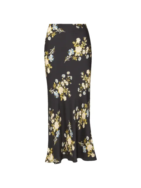 Veronica Beard Clover floral-print maxi skirt