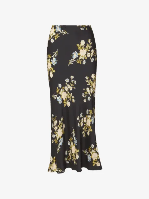 Veronica Beard Clover floral-print maxi skirt