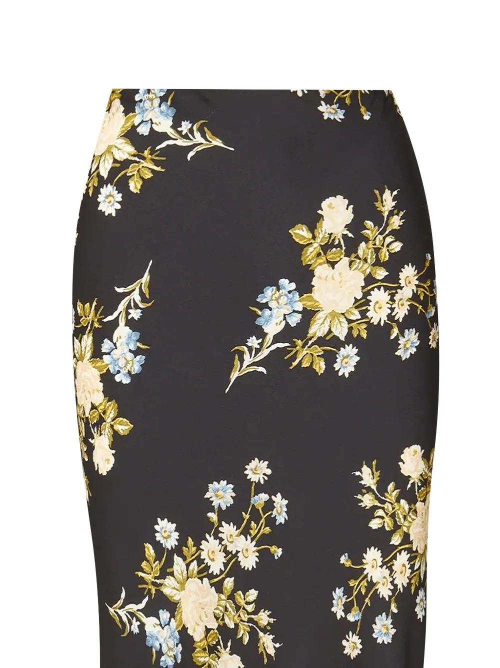 Veronica Beard Clover Floral-print Maxi Skirt in Black, view 2