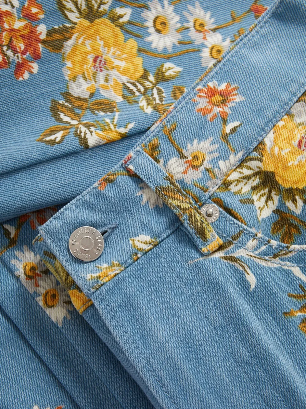 Veronica Beard Taylor jeans met bloemen-print Blauw