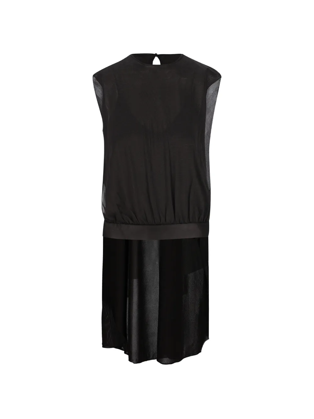 Fendi Black Silk Top