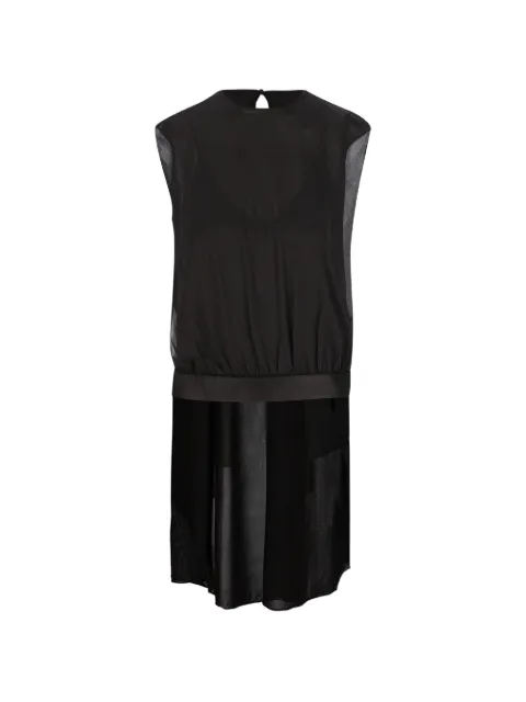FENDI black silk top